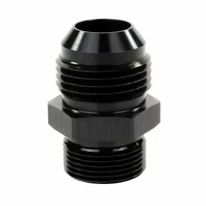 10AN Flare to Metric 18 x 1.5mm Pipe Hose Adapter Fitting Aluminum Black  Anodized AN10 Male Flare to M18-1.5 mm Male Metric Thread