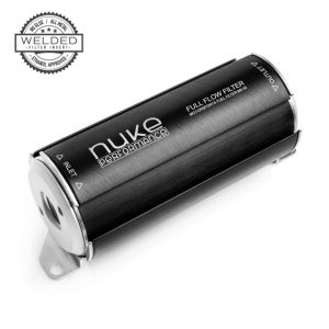 T7Design | Nuke Performance Fuel Filter 10 Micron - Stainless Steel ORB10