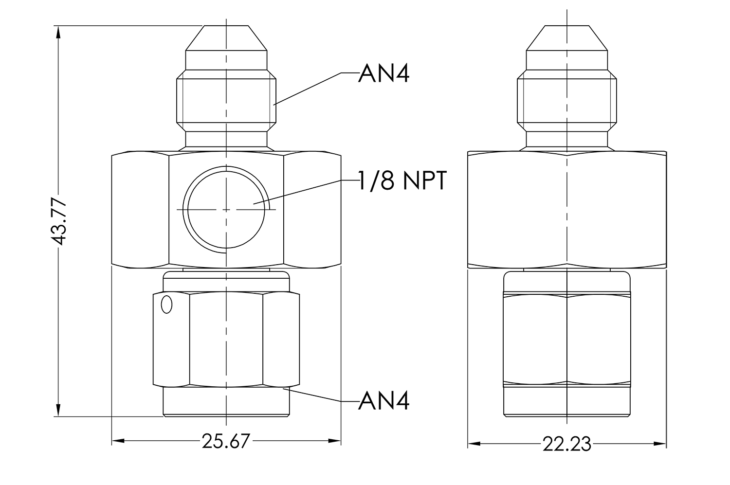 AN04 M-F Port Drawing